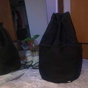 Bag from Pink in good condition/ black and 45 cm